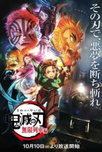 Истребитель Демонов: Поезд «Бесконечный» Постер Animego